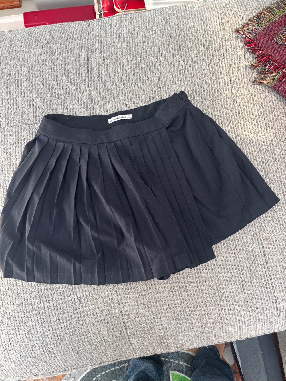 A&f pleated skort